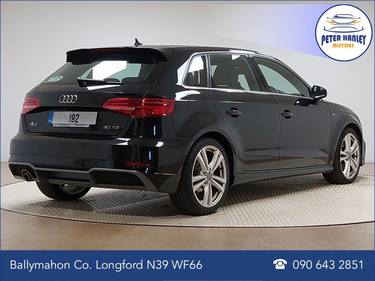 Audi A3 A3 S Line 30 Tdi S-A  S Line  1.6 30 TDi 116 S tronic Auto Start/Stop