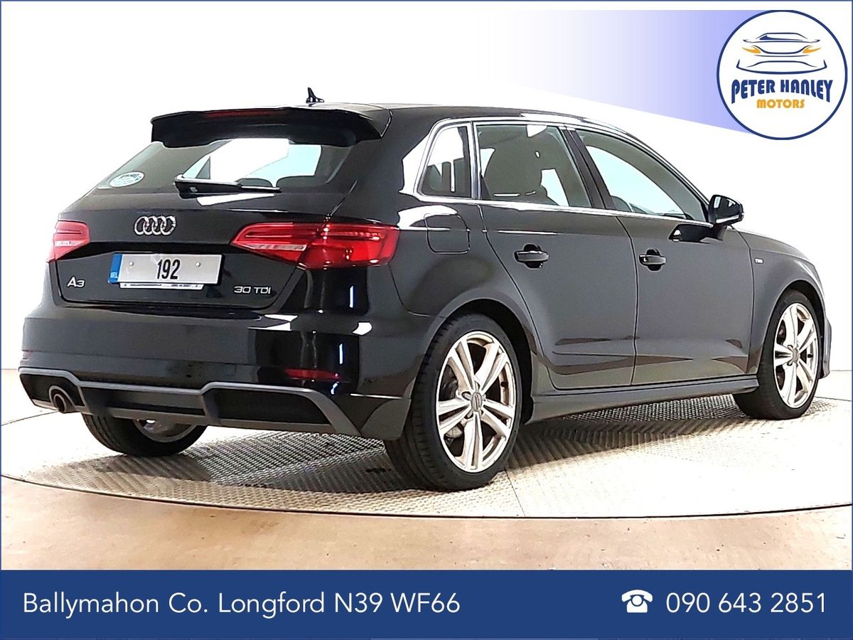 Audi A3 A3 S Line 30 Tdi S-A  S Line  1.6 30 TDi 116 S tronic Auto Start/Stop