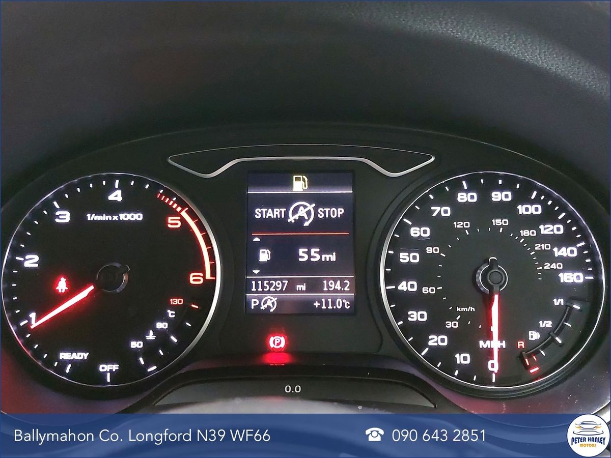 Audi A3 A3 S Line 30 Tdi S-A  S Line  1.6 30 TDi 116 S tronic Auto Start/Stop