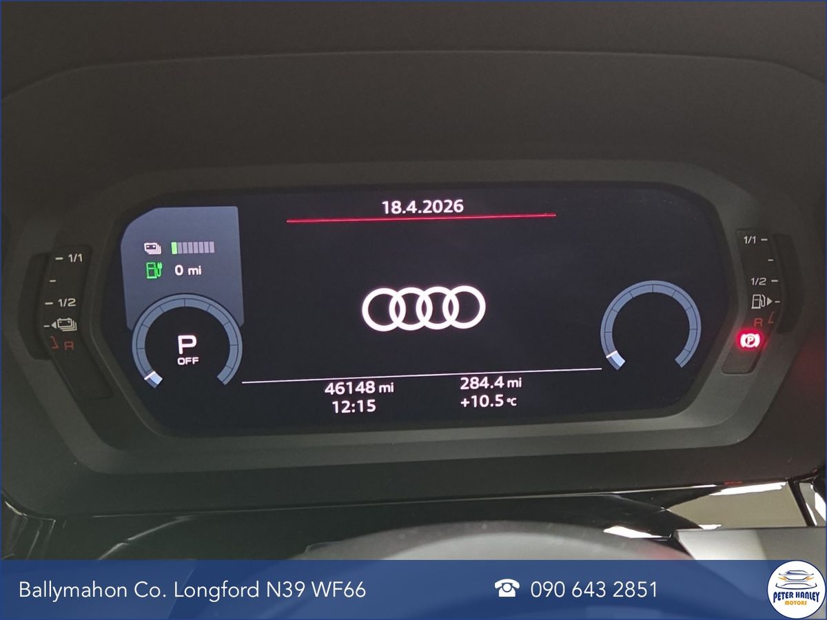 Audi A3 A3 Sport 40 Tfsi E S-A  Sport  40 TFSIe 204 13kWh PHEV S tronic Auto Start/Stop