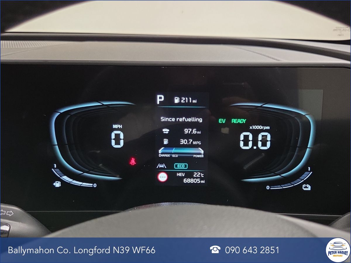 Kia Sportage Sportage Gt-Line Phev 4X4 Auto  GT Line  T-GDi 261 PHEV 67kw 13.8 kWh Battery Auto Start/Stop
