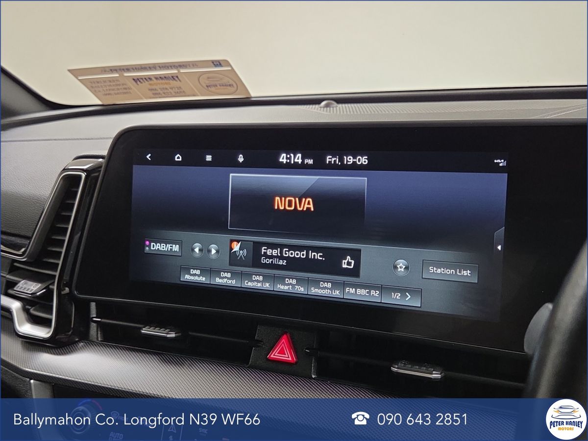 Kia Sportage Sportage Gt-Line Phev 4X4 Auto  GT Line  T-GDi 261 PHEV 67kw 13.8 kWh Battery Auto Start/Stop