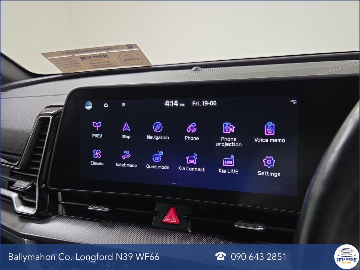 Kia Sportage Sportage Gt-Line Phev 4X4 Auto  GT Line  T-GDi 261 PHEV 67kw 13.8 kWh Battery Auto Start/Stop