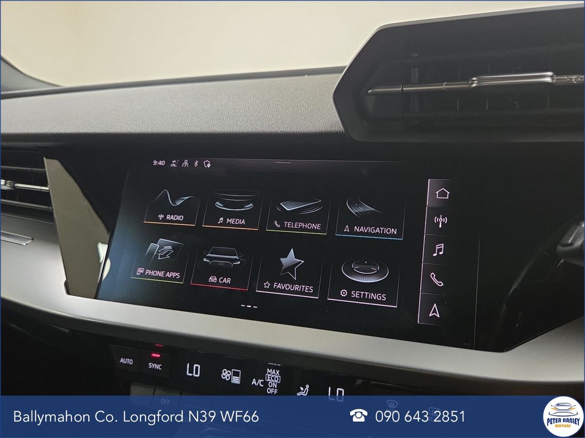 Audi A3 A3 Sport 40 Tfsi E S-A  Sport  40 TFSIe 204 13kWh PHEV S tronic Auto Start/Stop