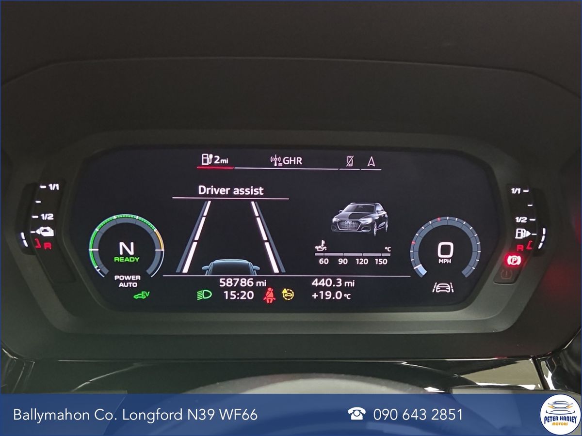 Audi A3 A3 Sport 40 Tfsi E S-A  Sport  40 TFSIe 204 13kWh PHEV S tronic Auto Start/Stop
