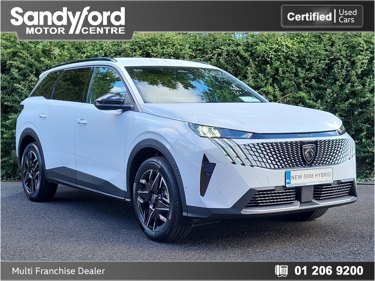New 2025 Peugeot 5008 Sandyford Motor Centre Dublin