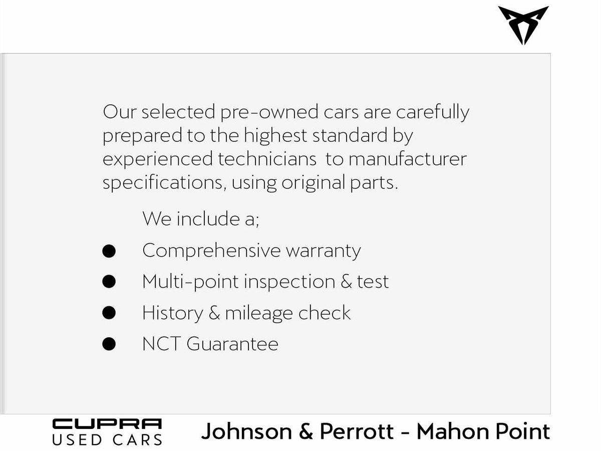 Cupra Formentor 1.5TSI Petrol LOW MILEAGE
