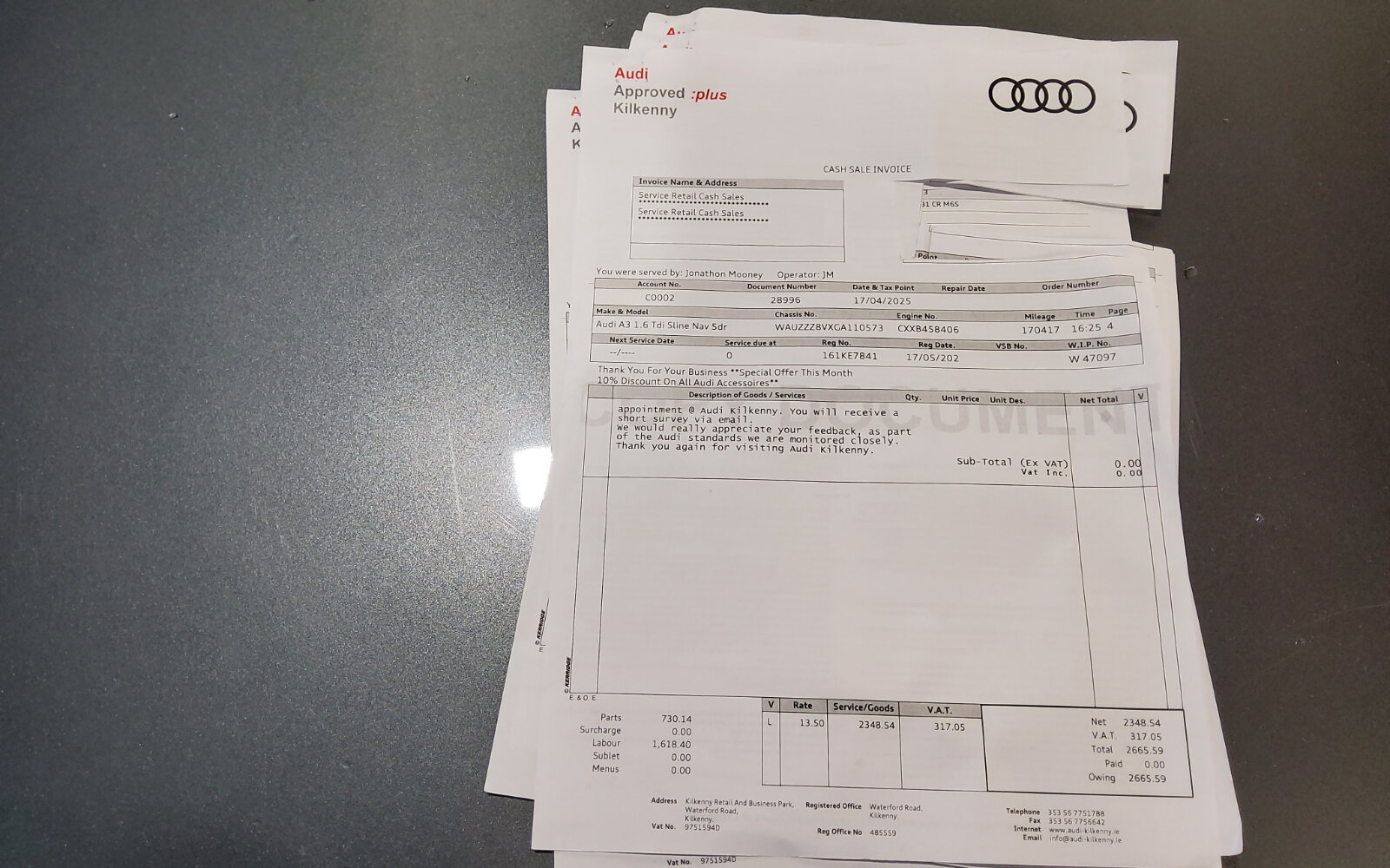 Audi A3 1.6 TDI S LINE