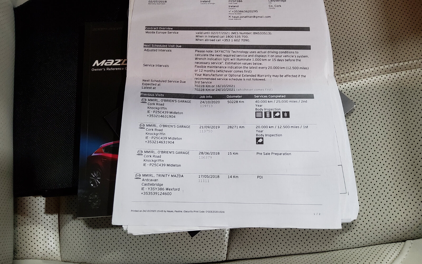 Mazda Mazda3 1.5D 4DR (105ps) PLATINUM BL