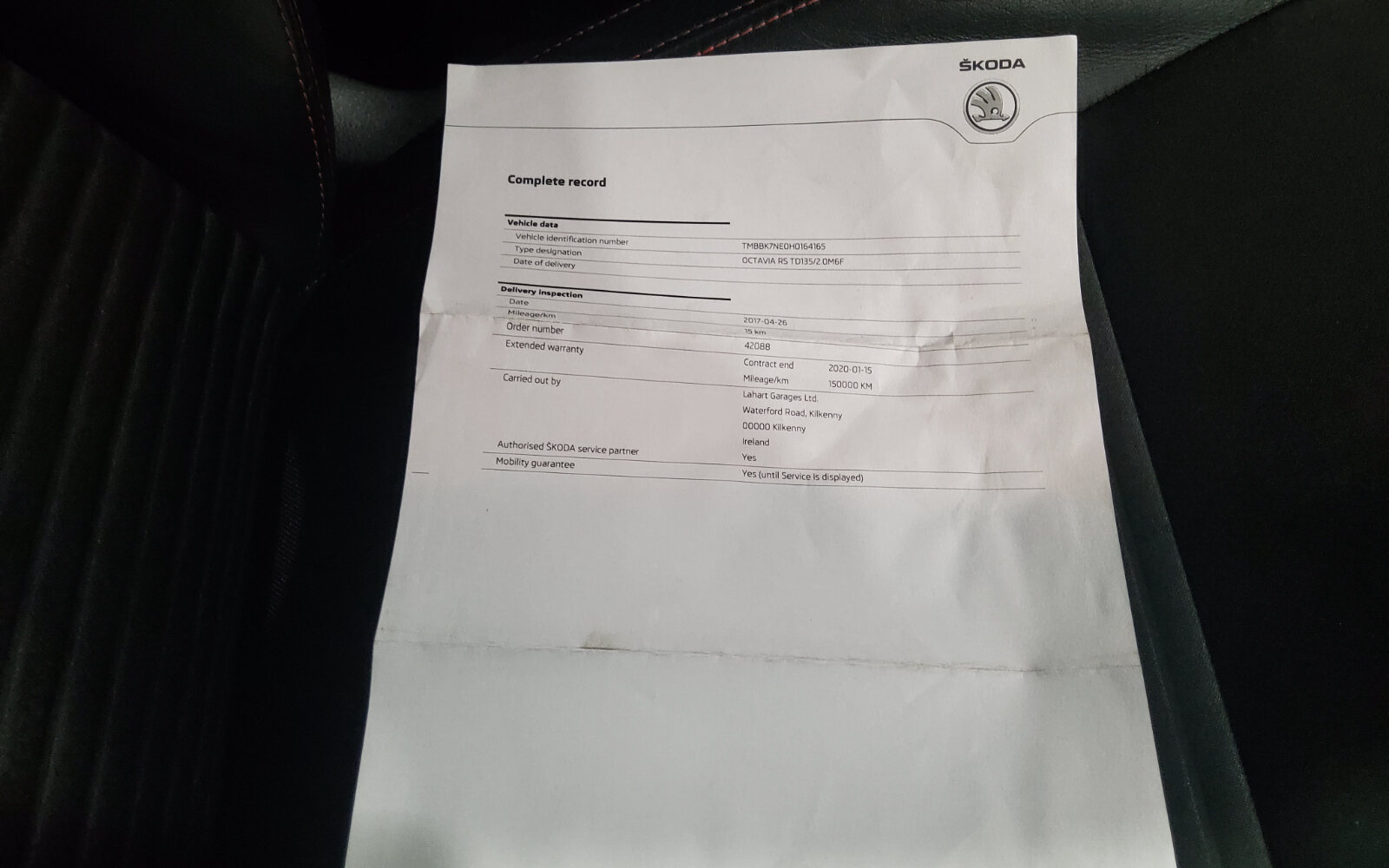 Skoda Octavia RS 2.0TDI 184HP