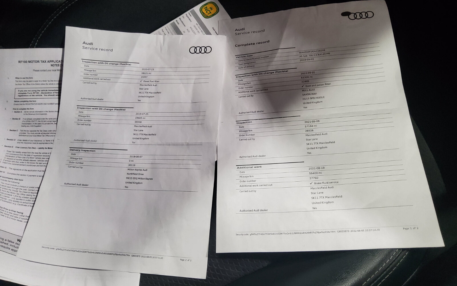 Audi A5 2.0TDI 190 S Line