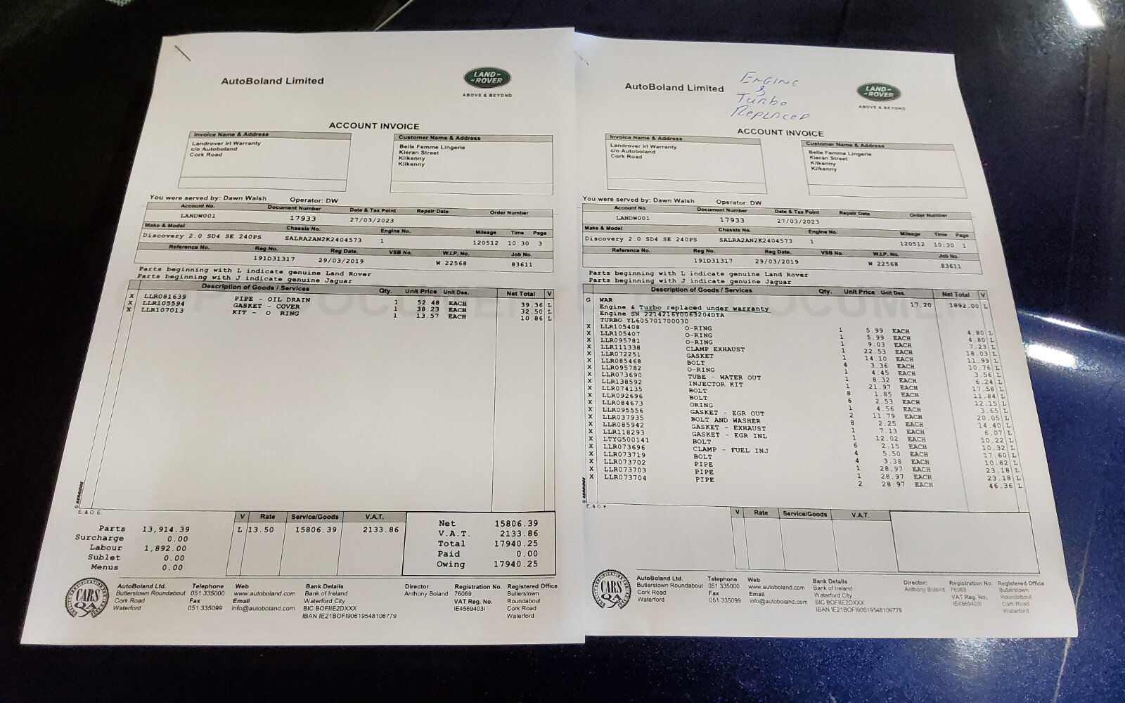 Land Rover Discovery 2.0D SD4 240 PS 4WD Auto SE