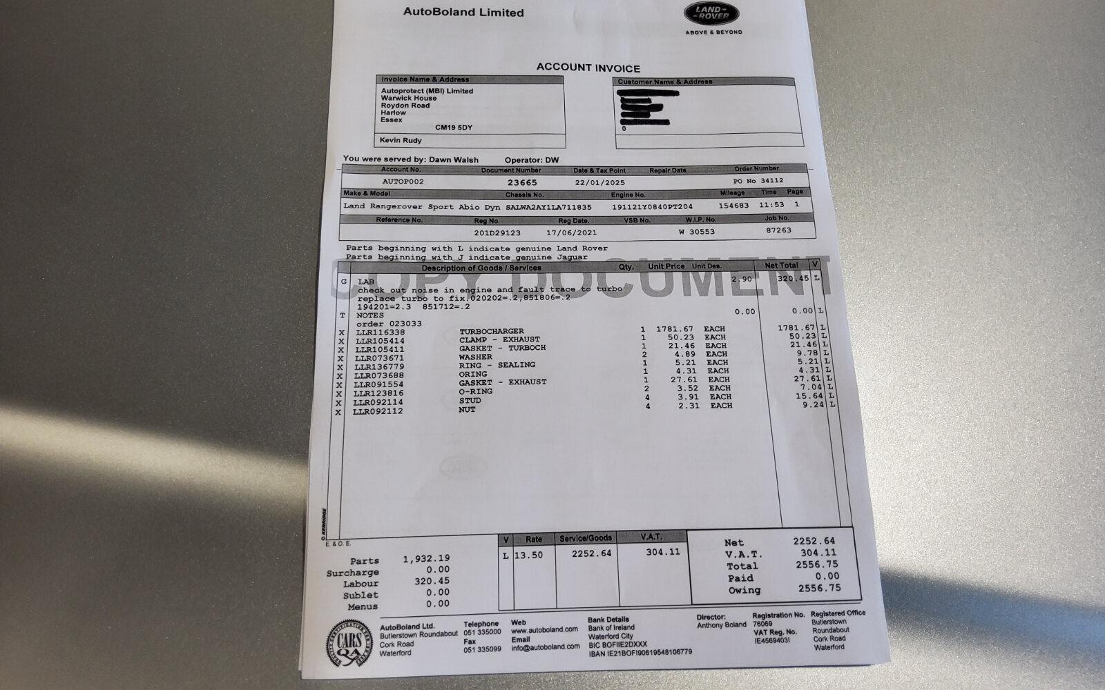 Land Rover Range Rover Sport 2.0 PHEV HSE Dynamic