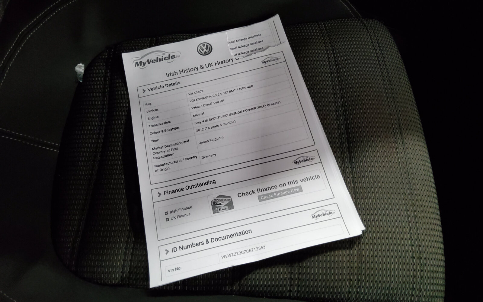 Volkswagen CC 2.0 TDI 140 BHP BMT