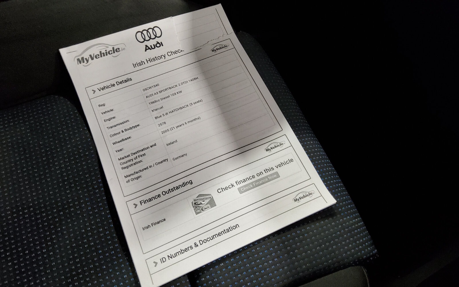 Audi A3 2.0 TDI Attraction Sportback