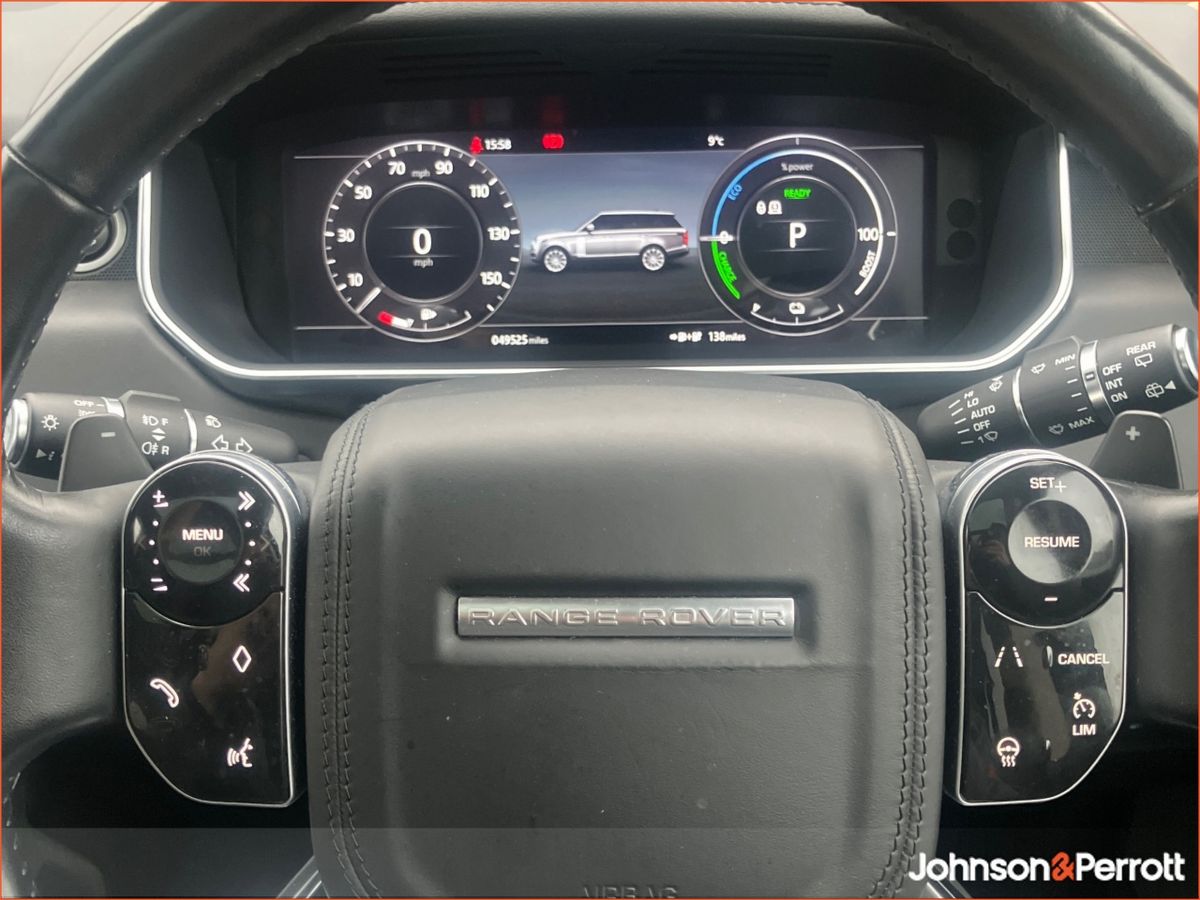Land Rover Range Rover R Rover Westmnstr Blck P400 e A  Westminster Black  P400 e Si4 Ingenium 300BHP /105 kw 13.1 kWh PHEV Auto Start/Stop