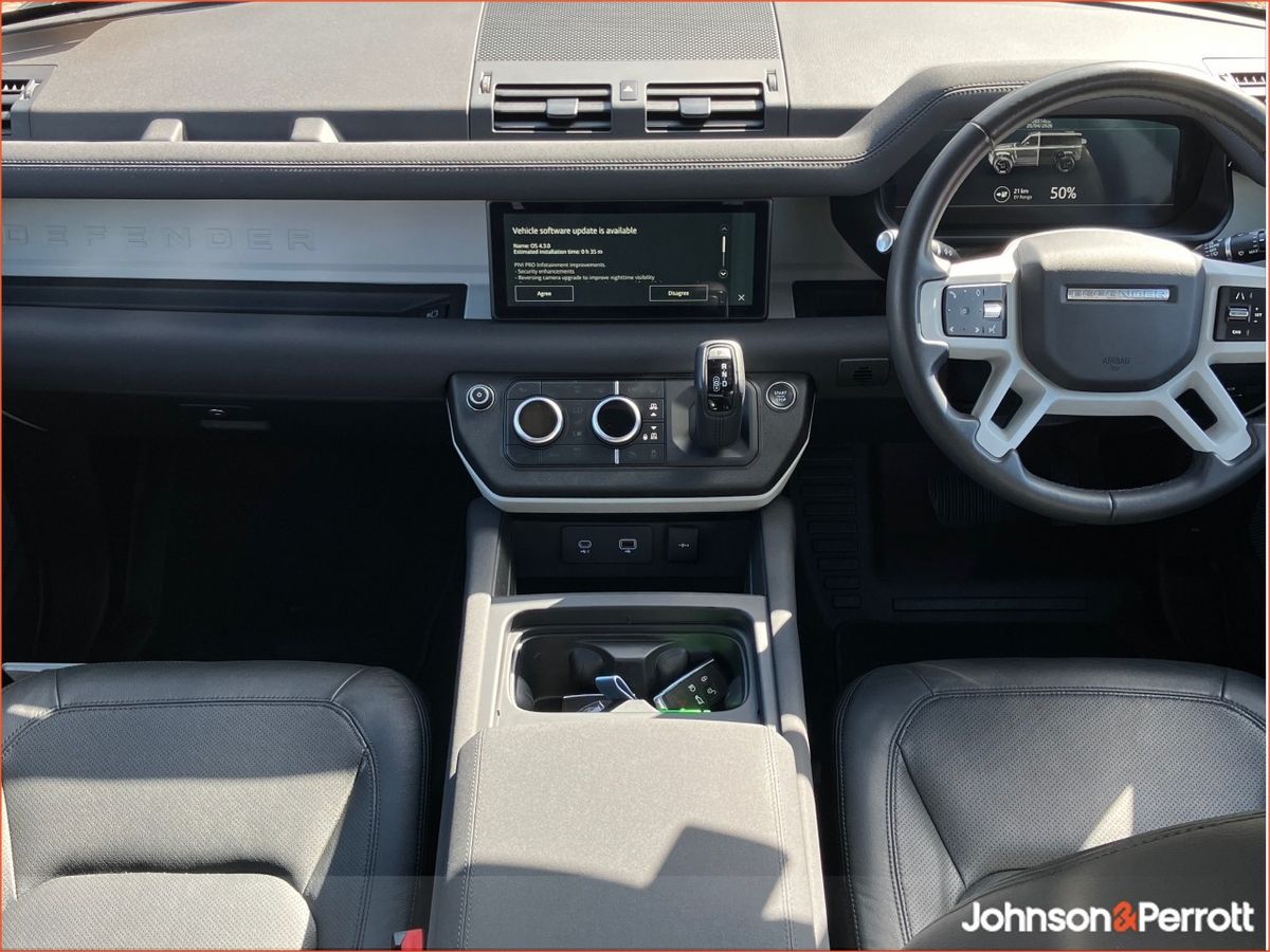 Land Rover Defender 110 2.0 Si4 PHEV S  (Remainder of Manufacturer Warranty)