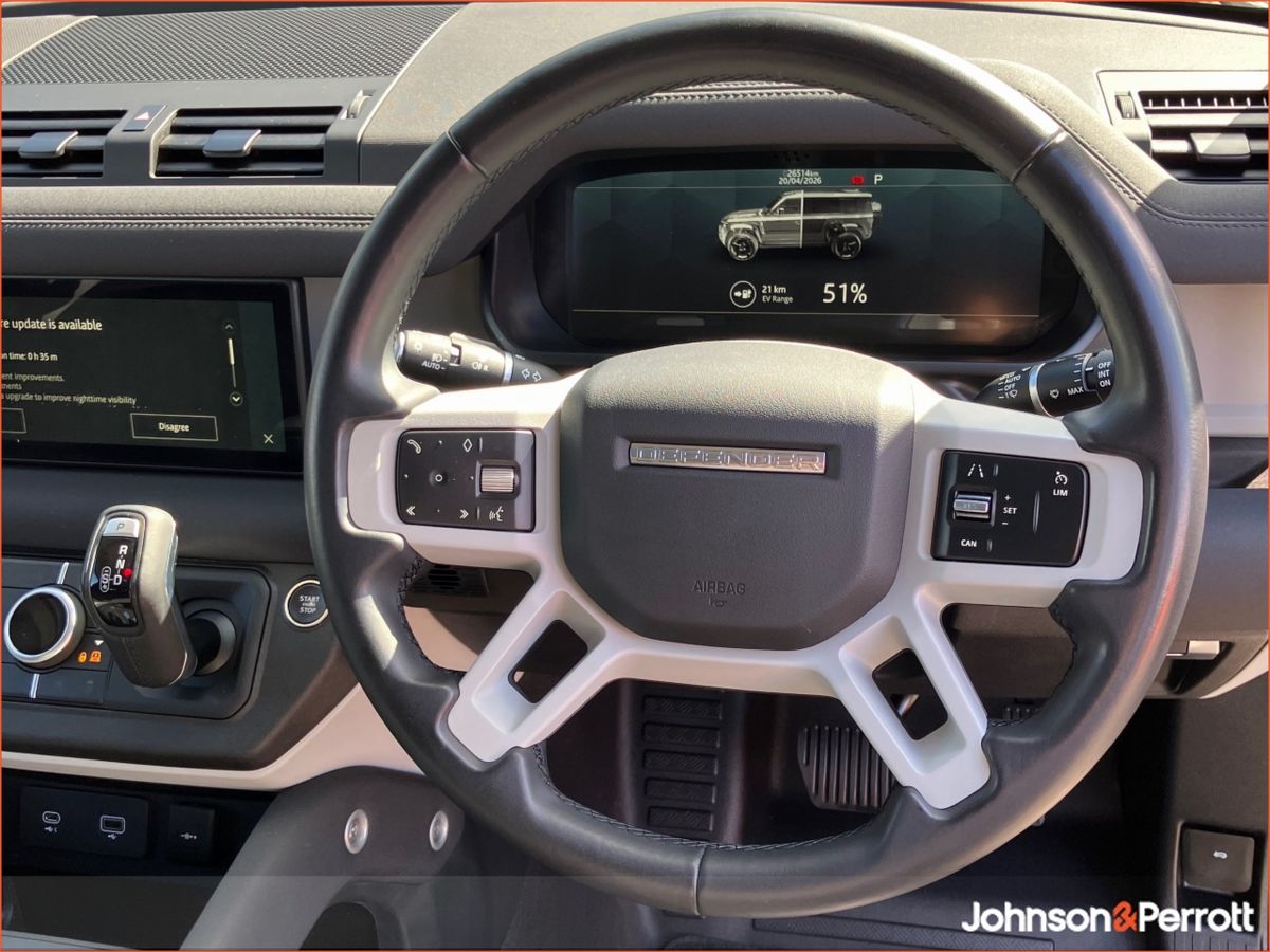 Land Rover Defender 110 2.0 Si4 PHEV S  (Remainder of Manufacturer Warranty)