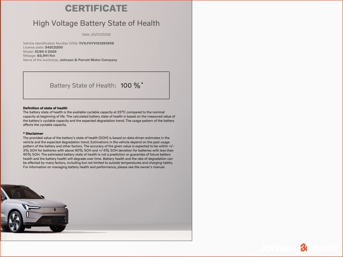 Volvo XC90 T8 PHEV AWD Plus Bright (Three Year Volvo Selekt Warranty + Two Years Service Pack)