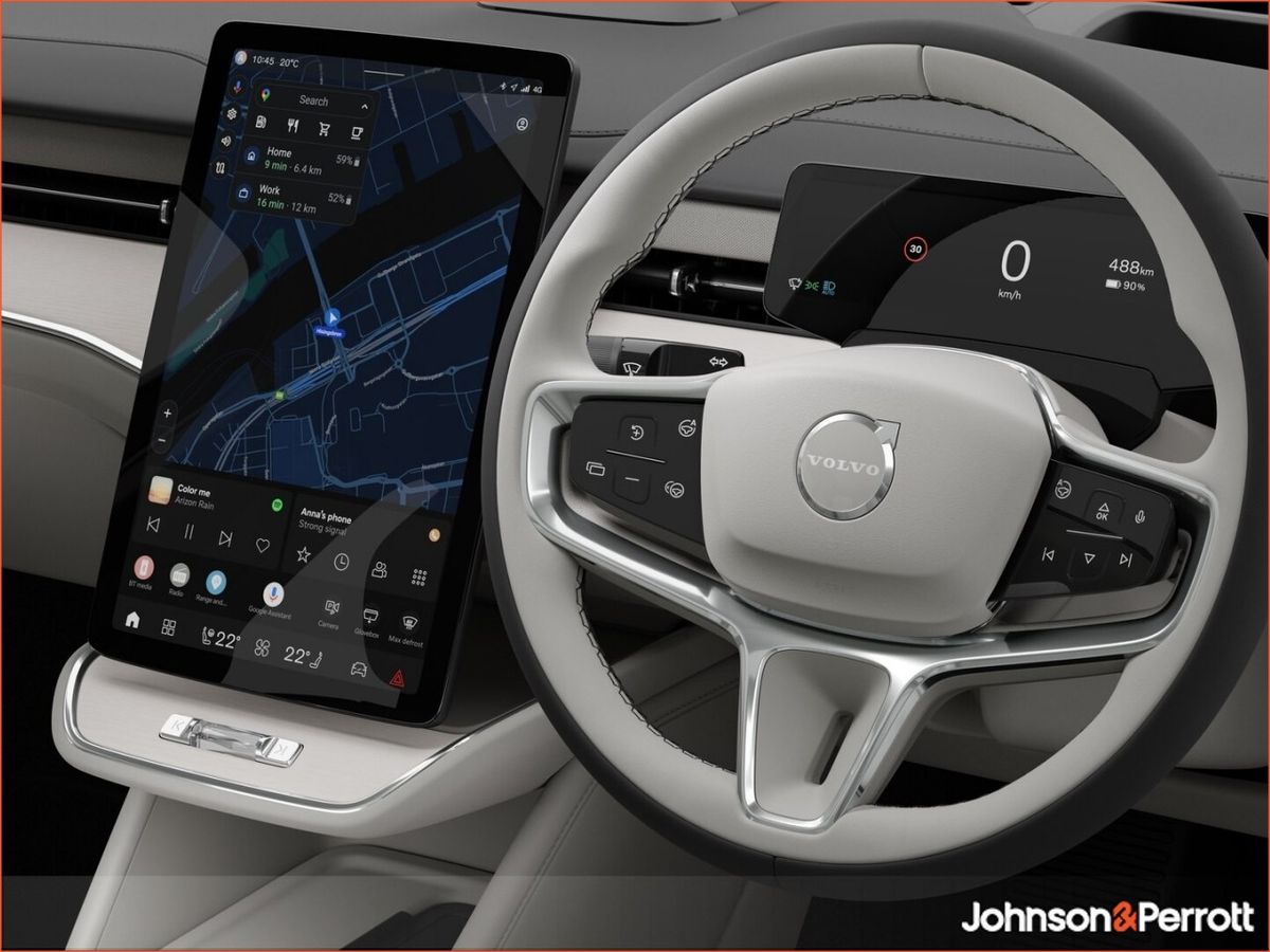 Volvo ES90 92 kWh Extended Range Plus + Onyx Black Metallic + Electrochromatic Roof