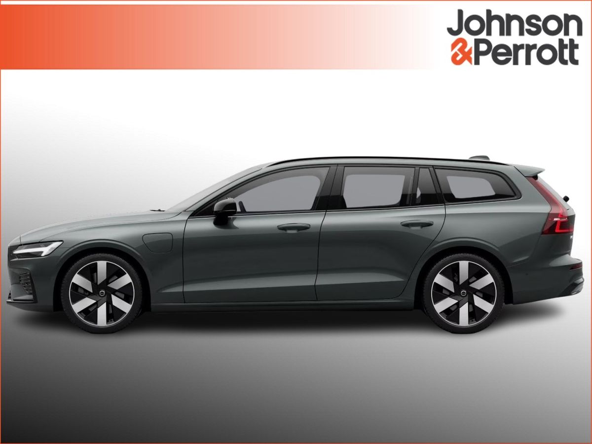 Volvo V60 T6 350bhp AWD PHEV Plus Dark - Forest Lake Metallic + Driver Assist Pack +360 Camera