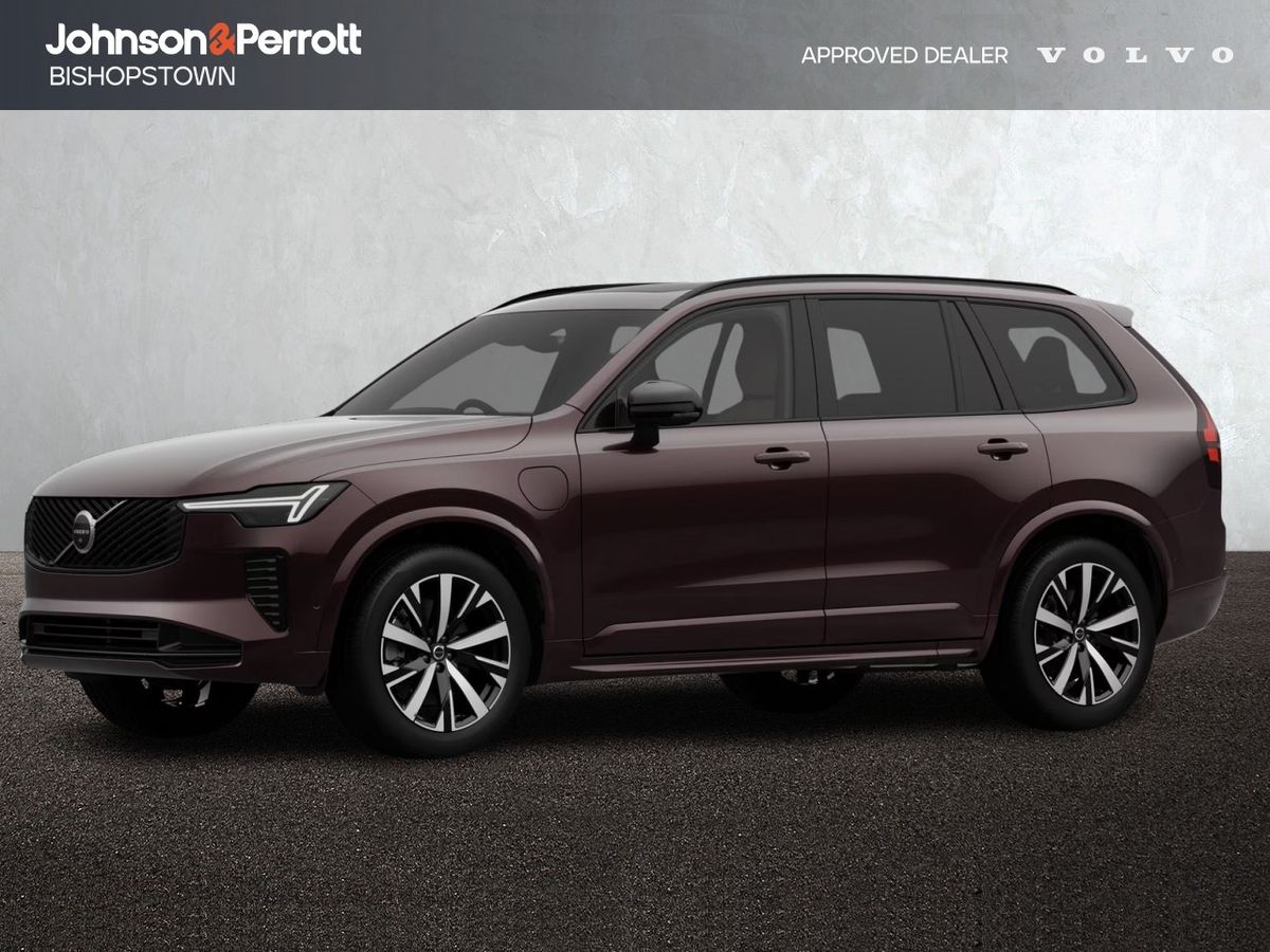 Volvo XC90 T8 406bhp AWD PHEV Plus Dark - Mulberry Red Immediate Delivery