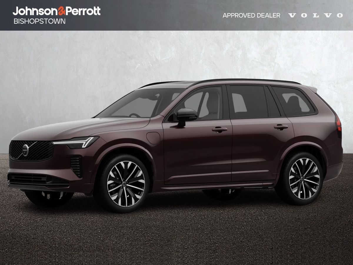 Volvo XC90 T8 406bhp AWD PHEV Ultra Dark - Mulberry Red - Immediate Delivery