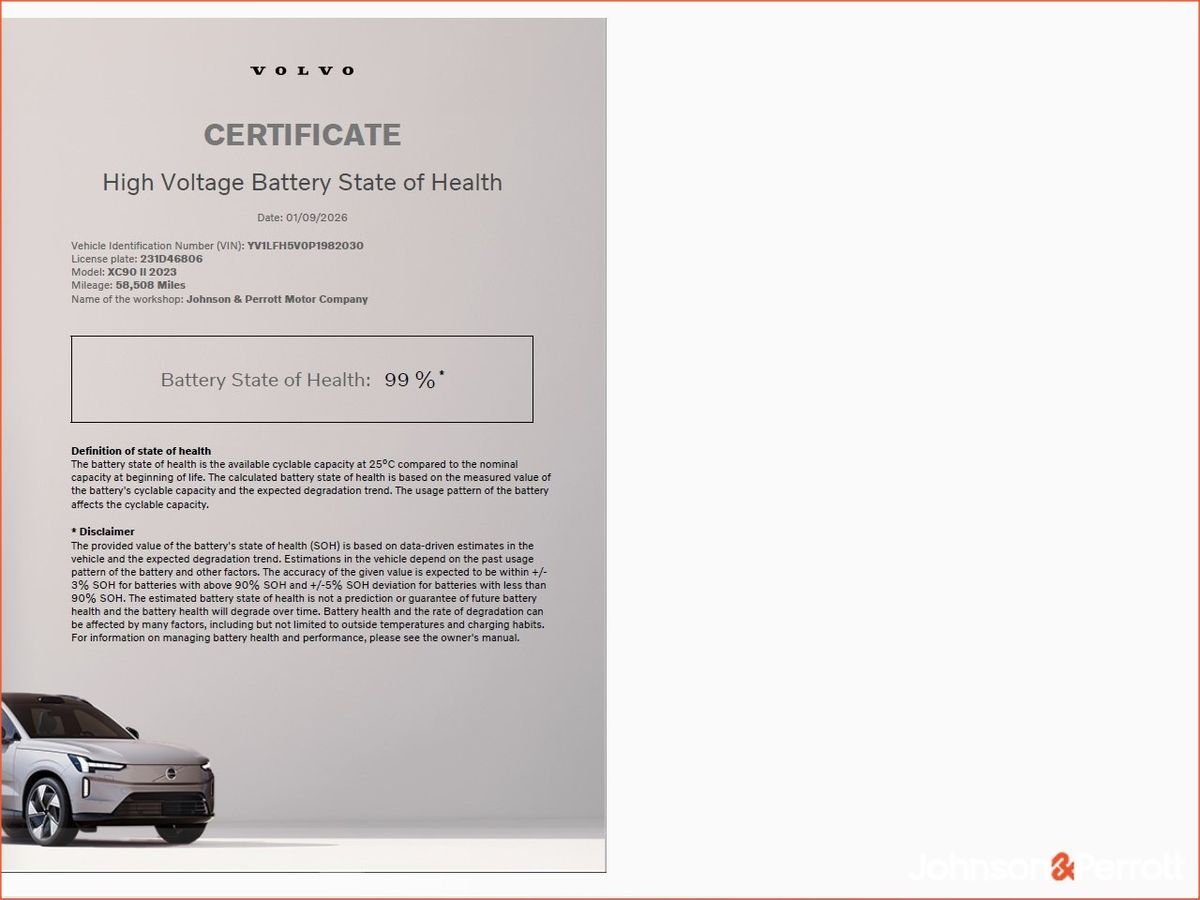 Volvo XC90 T8 455 bhp AWD PHEV Ultimate Bright - Two Year Volvo Selekt Warranty & Service Plan