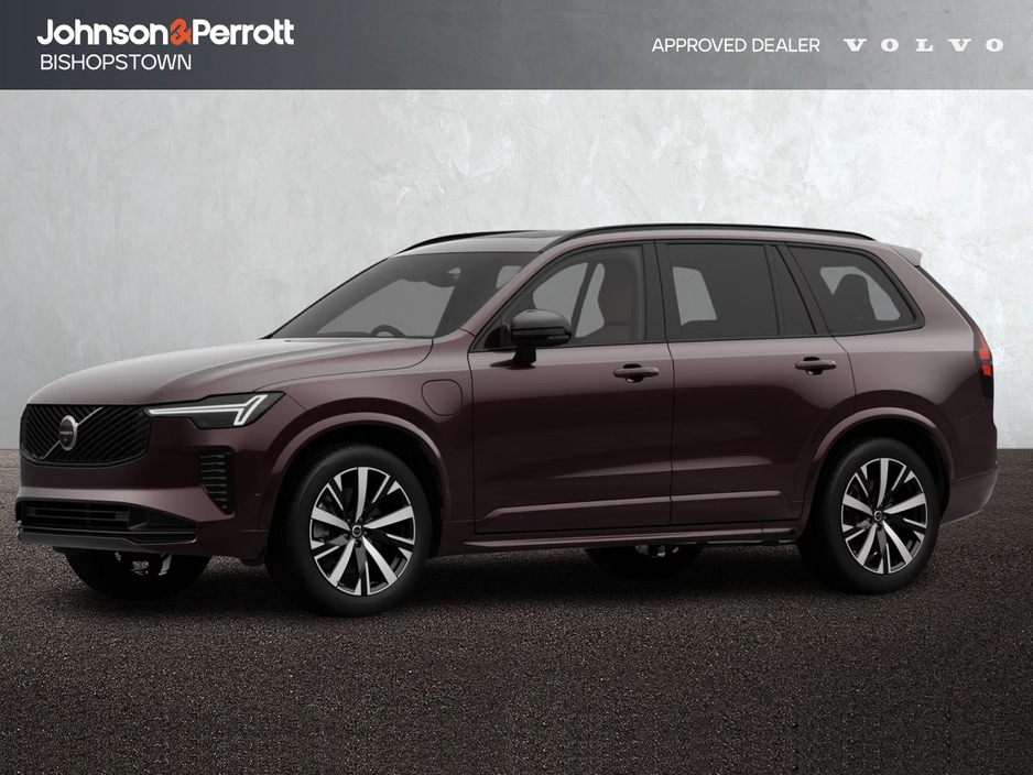 Volvo XC90 T8 406bhp AWD PHEV Plus Dark - Mulberry Red Immediate Delivery