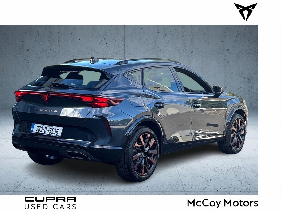 Cupra Formentor **262 SALE ** FORMENTOR V2 1.5ETSI 150HP DSG 5DR AUTO **DELIVERY MILEAGE -- 5 YEAR WARRANTY -- 19" "SANDSTORM COPPER" ALLOYS -- FOC SERVICE PLAN**