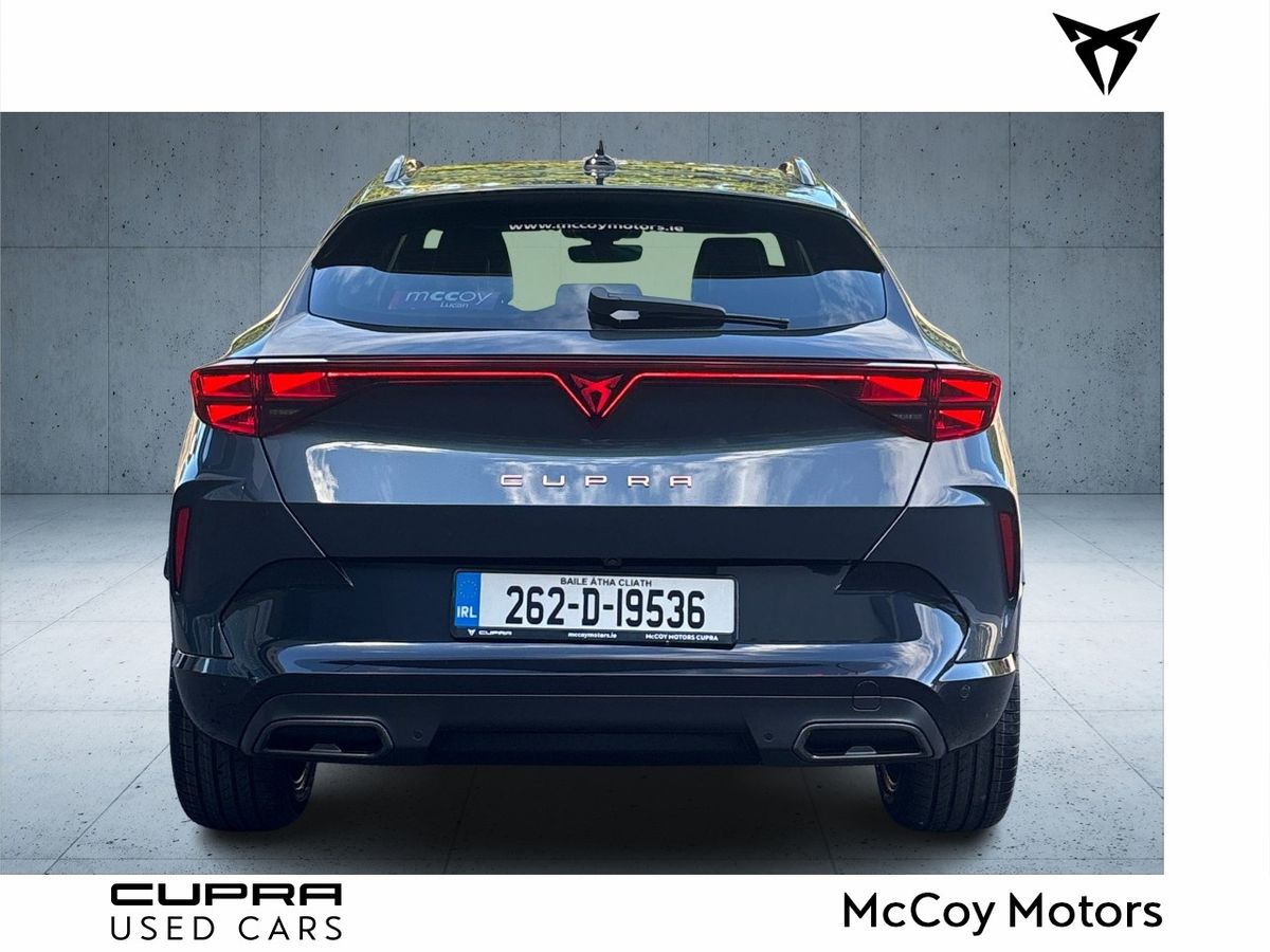 Cupra Formentor **262 SALE ** FORMENTOR V2 1.5ETSI 150HP DSG 5DR AUTO **DELIVERY MILEAGE -- 5 YEAR WARRANTY -- 19" "SANDSTORM COPPER" ALLOYS -- FOC SERVICE PLAN**