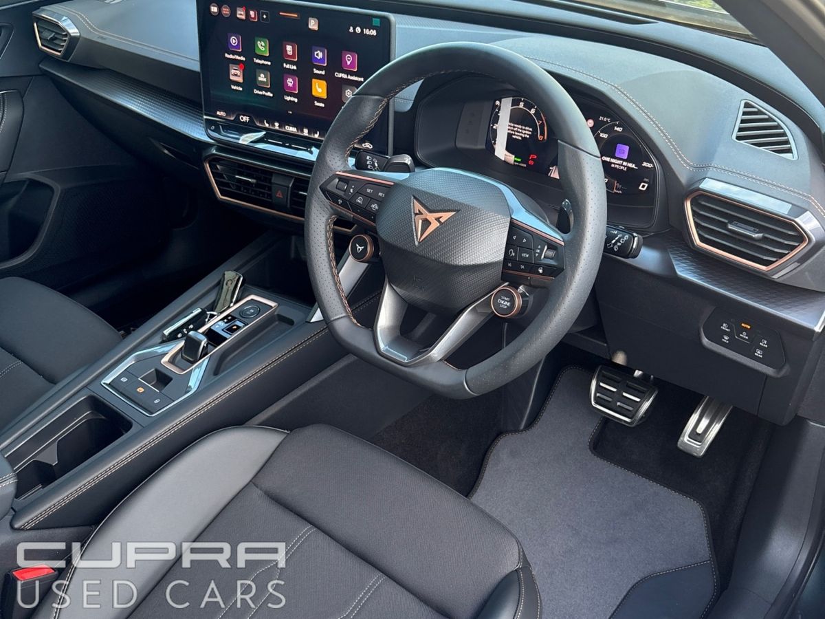 Cupra Formentor **262 SALE ** FORMENTOR V2 1.5ETSI 150HP DSG 5DR AUTO **DELIVERY MILEAGE -- 5 YEAR WARRANTY -- 19" "SANDSTORM COPPER" ALLOYS -- FOC SERVICE PLAN**