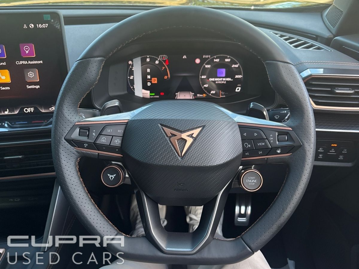 Cupra Formentor **262 SALE ** FORMENTOR V2 1.5ETSI 150HP DSG 5DR AUTO **DELIVERY MILEAGE -- 5 YEAR WARRANTY -- 19" "SANDSTORM COPPER" ALLOYS -- FOC SERVICE PLAN**