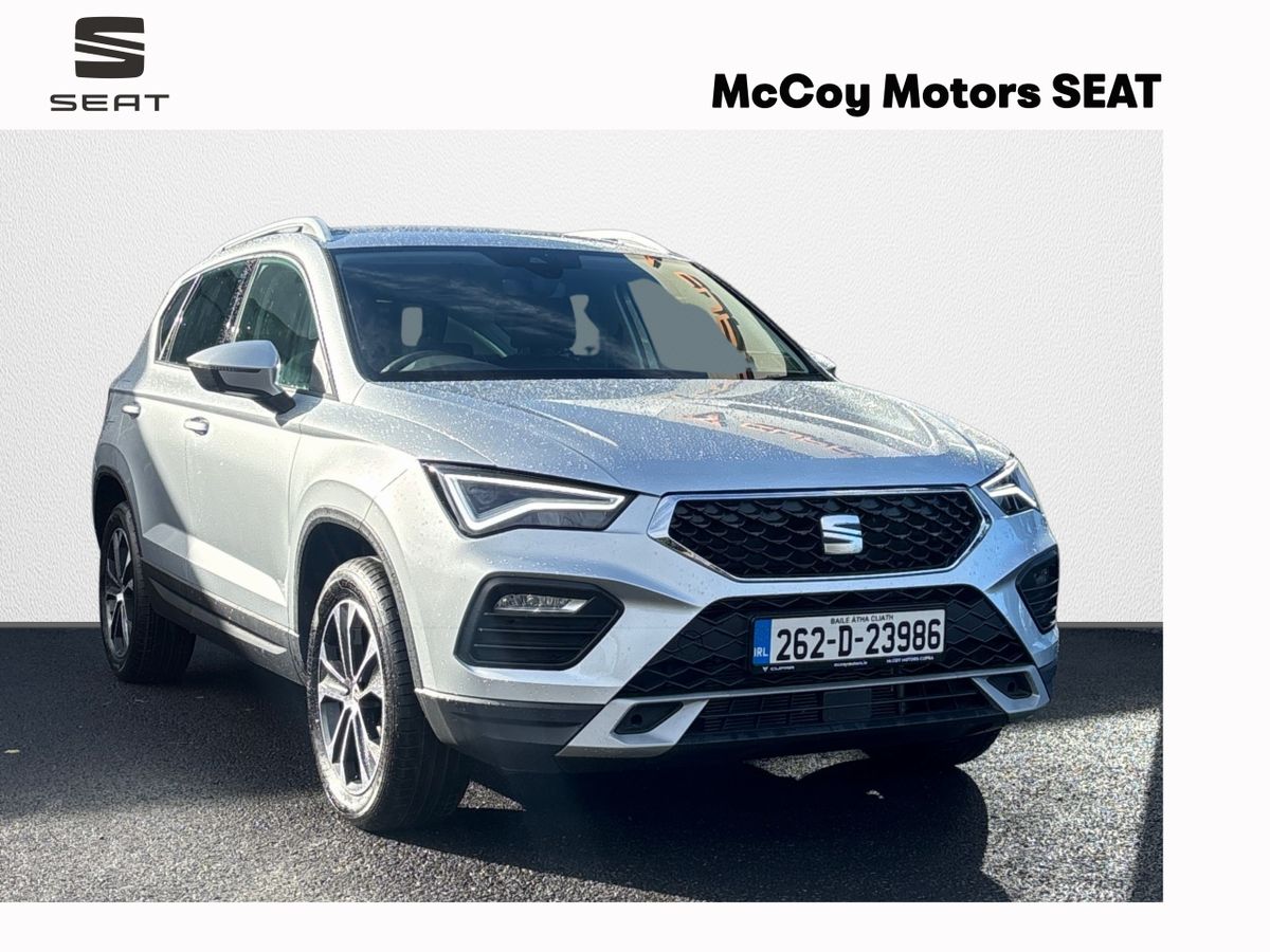 SEAT Ateca **JUST ARRIVED** ATECA 1.0TSI 115HP SE+ **0% PCP FINANCE -- DELIVERY MILEAGE**