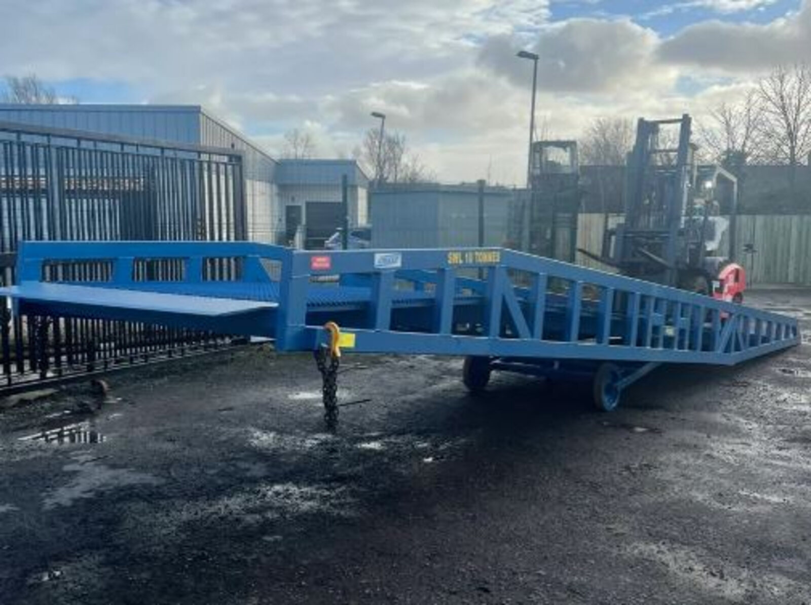 Forklift Container Mobile Loading Ramps