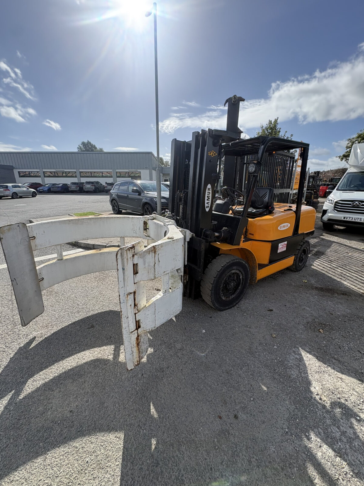 4 Ton Forklift with Paper Clamp